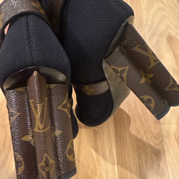 Louis Vuitton Monogrammed Sock Boots - Picture 5 of 7